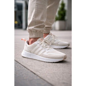 Adidas U_Path Run Mens Sneakers Sz 11 White Mesh 3 Stripe Athletic Shoes